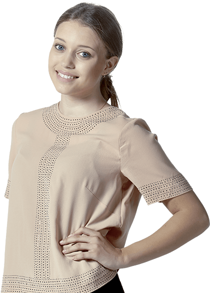 Daniella, kundekonsulent og talent i Sales Academy